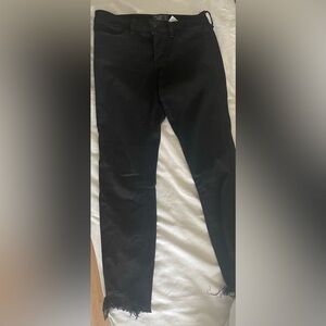 Abercrombie Harper Low Rise Ankle Jeans - 26s Black